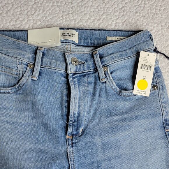 Citizens of Humanity Women Size 26 New w/ Tag Rocket Ankle Mid Rise Skinny Jeans - Picture 4 of 12